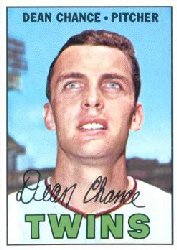 1967 Topps Baseball Cards      380     Dean Chance